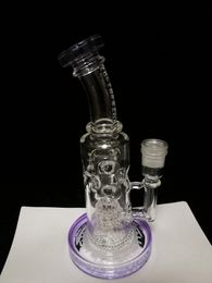 NY 2020 thick Glass Bong Dab Rig Water Pipes straight Fab egg glass bong smoking water pipe straight oil rigs 14mm joint