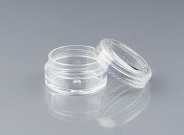 100pcs Clear Colour Empty Plastic Container Jars Pot 5 Gramme Cosmetic Cream Eye Shadow Nails Powder Jewellery 5g(0.17oz)