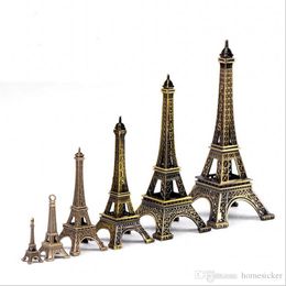 Eiffel Tower Romantic Iron Crafts Micro Landscape Paris Tower Ornament Accessories Fairy Garden DIY Zakka Moss Terrarium Bonsai Craft