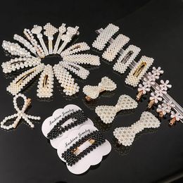 Creative Girl Hair Clips baby barrettes Lady Party Hair 2020 hot Women Pearls Hairpins Jewellery Accessories