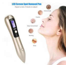9 Level LCD NEW Laser Skin Spot Mole Remover Machine Face Freckle Tattoo Removal Plasma Pen Wart Remover Tool Beauty Care Device