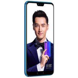 Original Huawei Honour 10 4G LTE Mobile Phone 8GB RAM 128GB ROM Kirin 970 Octa Core Android 5.84" Full Screen 24.0MP AI AR NFC 3400mAh Face ID Fingerprint Smart Cell Phone