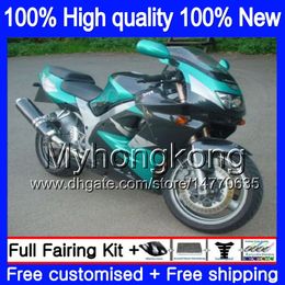 Body For KAWASAKI ZX900 900 CC 9 R 94 97 1994 1995 1996 1997 221MY.32 Black cyan ZX 900 ZX 9R 900CC ZX-9R ZX9R 94 95 96 97 Fairings