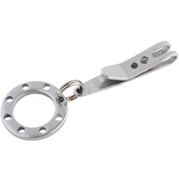 EDC Tactical Suspension Keychain Clip and Multi-Keyring System UFO Style Compact Key Ring