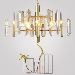 Luxury Modern Crystal Ceiling Light High Quality Light Living Room Dining Room Corridor Passage Hall E14 Lights Included MYY