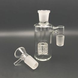 Smoking Glass Ash Catchers 14mm 18mm 45 90 Degrees with 14mm Bowls 14 Ashcatcher Tyre Percolator for J-hook Adapters Heavy Bong Oil Rigs