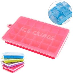 Silicone Mold DIY Jelly Ice Mould 24 Holes Gummy Candy Mold Home Square Shape Form Ice Cube Mold Kitchen Drinking Accessories SN4475
