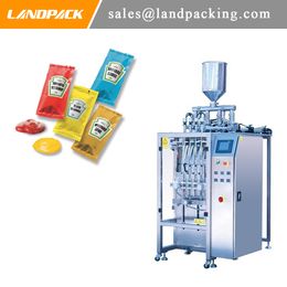 Land Packing Machinery Sauce Bag Sachet Multi Lane Packaging Machine