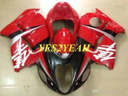 Injection Fairing body kit for SUZUKI Hayabusa GSXR1300 96 99 00 07 GSXR 1300 1996 2000 2007 Red black Fairings bodywork+Gifts SG39