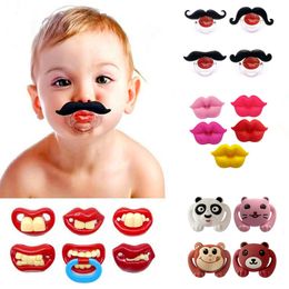 47 Styles Baby Pacifier Kiss Lips Dummy Pacifiers Funny Silicone kids pumpkin snowman Santa Claus Nipples Teether Soothers Pacifier M1588