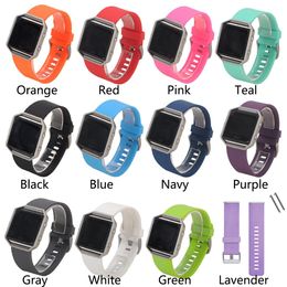 Günstigstes Silikonkautschuk-Armband für Fitbit Blaze Smart Fitness-Uhrenarmband Schnellverschluss-Schlaufe-Handgelenk-Gürtel-Armband