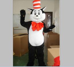 2019 factory hot Black Cat Mascot Costume Cartoon Character Costume Animal cat Mascots Cartoon Clothing Adult Size Christmas