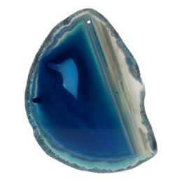 Fashionable agate stone pendant irregular blue agate stone pendant piece scenery piece