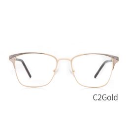 Wholesale-Metal 2019 Fashion Women Glasses Frame Shiny Square Clear Lens Gs Optical Spectacle Frames#3732