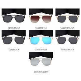 New 2021 Luxury Outdoor Brand Glasses Sunglasses And PC Frame Fashion Mirrors For Shiny Classic Designer Sunglasses Men Shades Women Aipbj