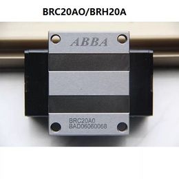 10pcs/lot Original Taiwan ABBA BRC20AO/BRH20A Linear Flange Block Carriage Linear Rail Guide Bearing for CNC Router Laser Machine