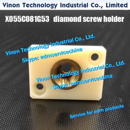 X055C081G53 FA10 diamond screw holder for Mitsubishi DWC-FA machine, edm threading base auxiliary eye Mould seat DT39800, DT398A