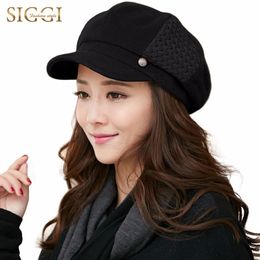 SIGGI Wool Blend Hats Women Winter Newsboy Caps Beret Painter Visor Casquette Gavroche Vintage Elegant Fashion Gorras 68091 S18101708