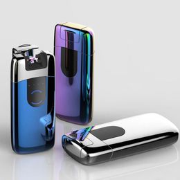 Newest Colourful USB 280mAH Lighter Innovative Design Cyclic Charging Ignition Touch Induction For Cigarette Bong Smoking Pipe DHL Free