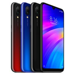 Original Xiaomi Redmi 7 4G LTE Cell Phone 4GB RAM 64GB ROM Snapdragon 632 Octa Core Android 6.26 inch Full Screen 12MP AI 4000mAh Fingerprint ID Smart Mobile Phone