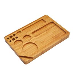 New Log-coloured Solid Wood Cigarette Disc Operating Plate One Side Diameter 230mm Large Cigarette Disc