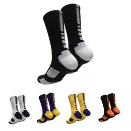 USA Professional Elite Basketball Socks Long Knee Athletic Sport Men Fashion Compression Thermal Winter Stocking wholesales 10pairs