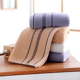 Eco-friendly Soft Durable Towels Thicken Cotton Absorbent Wash Face Towels Custom Logo 13.4*29.1inch Cleaning Face Towel DH1187
