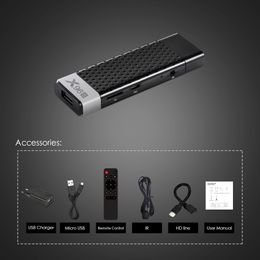 X96S 4G 32G Amlogic S905Y2 tv box stick dongle Dual Wifi Quad Core ddr4 Ram Android 9 2gb 16gb