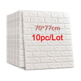 20 3D Carta da Parati Mattoni,3D Modello Brick Adesivi Murali,Rimovibile Fai da te Art Disegno Tridimensionale Wall Stickers,Decorazione da Muro per Camera da Letto Salone Ufficio della Parete TV
