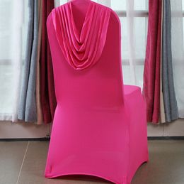 Polyester Spandex Chair Covers Wedding Chair Covers Home Textile for Weddings Banquet Restaurant Seat