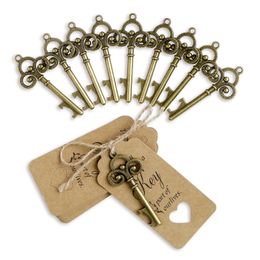 New Brand High-quality Keychain Opener Ancient Copper Key Beer Bottle Opener Creative Wedding Gift Party Bar Tool