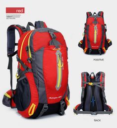 40L Waterproof Hiking Backpack Men Trekking Travel Backpacks For Women Sport Bag Outdoor Climbing Mountaineering Bags Hike Pack