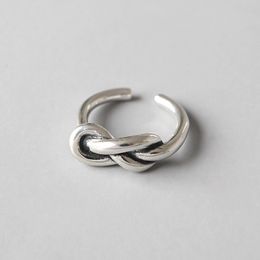 100% Genuine 925 Sterling Silver Trendy Infinity Elegant Finger Rings for Women Wedding Engagement Jewellery Gift Wholesale YMR439