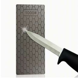 1PC Portable Ultra-thin Diamond Sharpening Stone 150*63*1mm Honeycomb Surface Whetstone Knife Sharpener Kitchen Grinding Tool