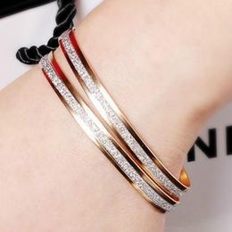 11.11 Hot New Fashion Metal Flash Bangles Bracelets Women Jewelry Double Gold Silver Bilezik Opening Gift Mujer Pulseras