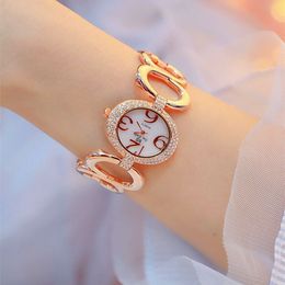 New Style Oval Women Watches Fashion Ladies Bracelet Watch Luxury Diamond Casual Waterproof Wristwatches Gift Drop Shipping