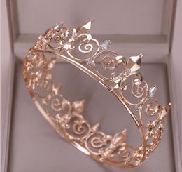 Europe and the United States full circle crown crown tiara bridal jewelry wedding headdress