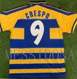 1999 2000 2001 2002 Retro soccer jerseys CRESPO ORTEGA THURAM cannavaro vintage maglie Quality CAMISETA parmas shirts kits men Maillots de football jersey