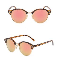 Fashion Retro Sunglasses Unisex Sun Glass Round Frame UV400 Eyewear Fashion Summer Beach Sunblock Hot Eyeglass Accessories IIA232
