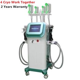 New Arrival 360 Degree Cooling 5 Cryo Handles Cryotherapy Slimming Cryolipolisis Machine Vacuum Liposuction Frozen Fat Dissolving Equipment