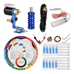 Pen Rotary Tattoo Kit Complete Gun Professional Liner Shader Machine Kits Completed Set Rotary Tattoo Machinery Pen Kits Tools Set