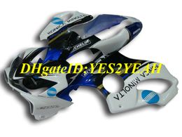 Injection Mould Fairing kit for Honda CBR600F4I 04 05 06 07 CBR600 F4I 2004 2007 New White blue black Fairings set+Gifts HY51