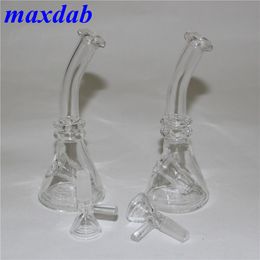 Bong hookah Mini Bubbler Dab Rig Heady Glass Water Pipes Bongs 4.5 inch Oil Rigs with 10mm Male bowl