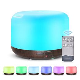 Remote Control 300ML Ultrasonic Air Aroma Humidifier With 7 Color Lights Electric Aromatherapy Essential Oil Aroma Diffuser DHL FEDEX Remote Control 300ML Ultrasonic Air Aroma Humidifier With 7 Color Lights Electric Aromatherapy Essential Oil Aroma Diffuser DHL FEDEX