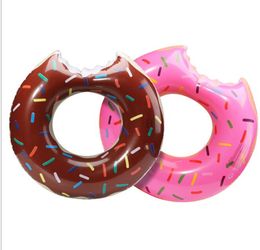 Water sport floating tubes kids Donut Swimming ring beach swim pool toy for baby inflatable raft riding tubes