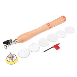 Freeshipping Wood Bowl Sander Sanding Tool With Sanding Disc For Lathe Wood Turning Tool Woodworking