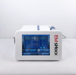 Shock wave machine ESWT Physiotherapy Combine EMS For Muscle Stimulation and Back Pain Relief with 5pcs Transmitters