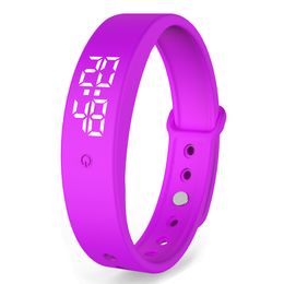 V9 TW6 Smart Bracelet Pedometer Sleep Monitor Waterproof Sports Wristband USB Charging Kids Fitness Tracker Band