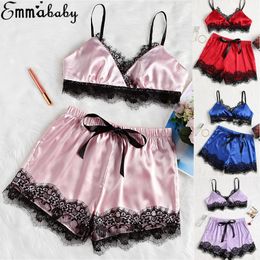 Woman Sexy Underwear Suit 2pcs Sexy Lace Pyjama Set Sleeping Wear Suit Pyjamas Wholesale Hot Sale