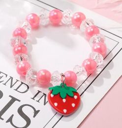 9 styles kids Jewellery accessory Colourful Stars Pearl love heart Charms bracelet Cute Design Princess bracelet kids girl Jewellery gift